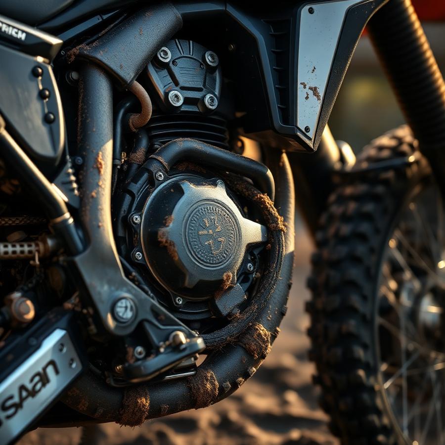 Detalhe do motor